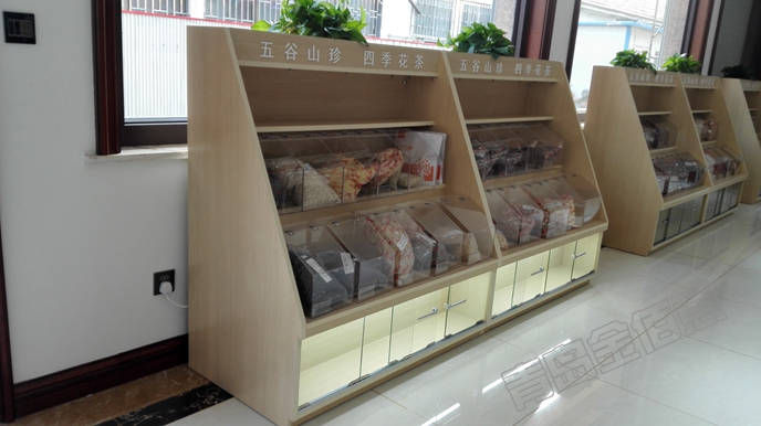 免漆食品展柜，好實用